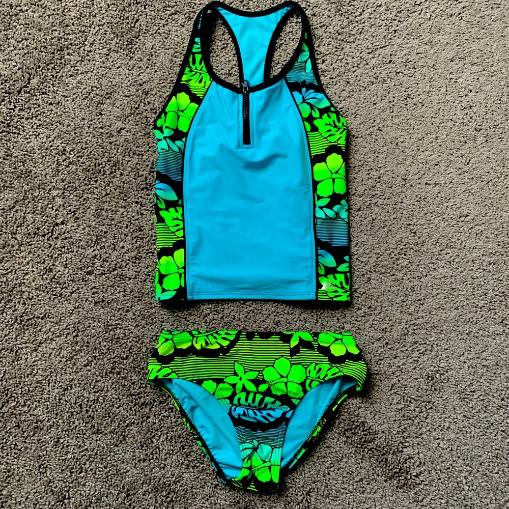 ZeroXPosur Girls 2 Piece Bathing Suit
